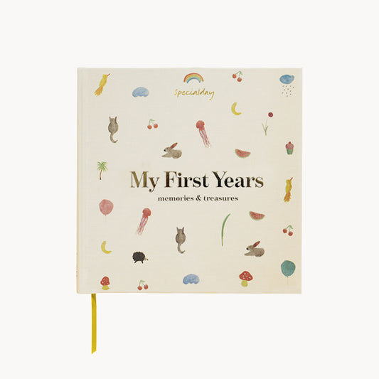 baby journal – my first years – cream book
