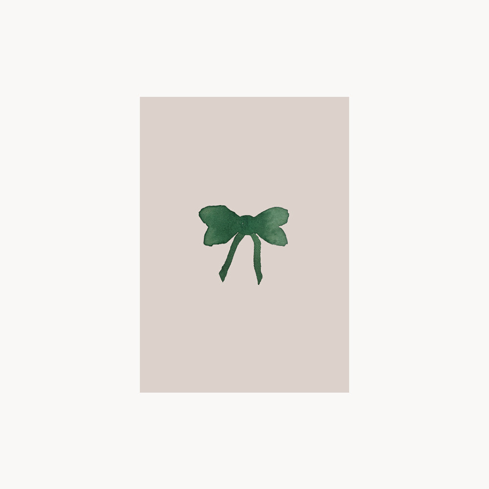 greeting card – bow – small