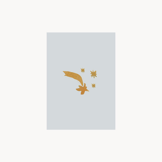greeting card – shooting star – small