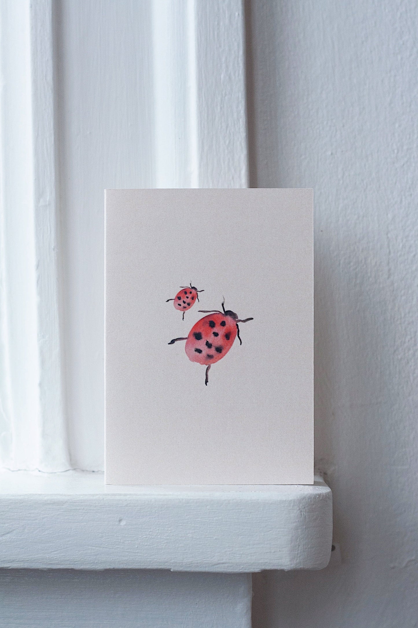 greeting card – ladybugs – small
