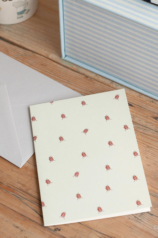 greeting card – ladybugs