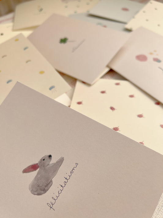 greeting card – félicitations