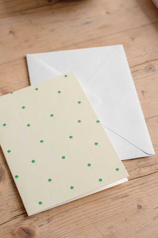 greeting card – four-clover