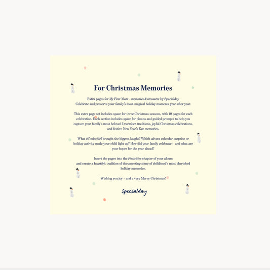 extra pages – christmas memories