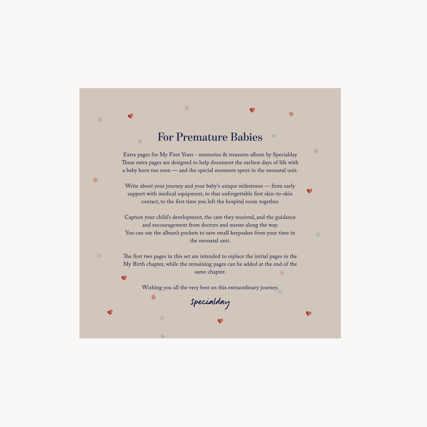 extra pages – premature babies