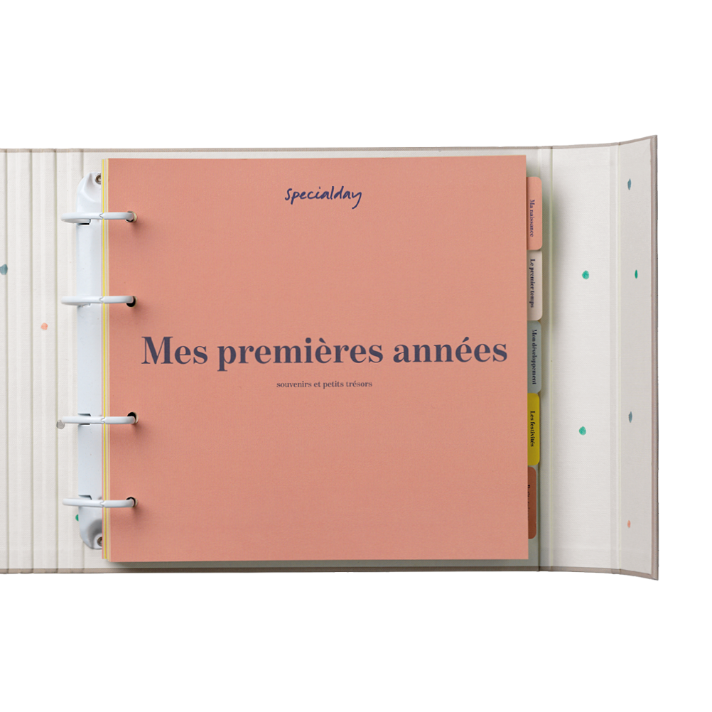 mes premières années - souvenirs et petits trésors - beige album