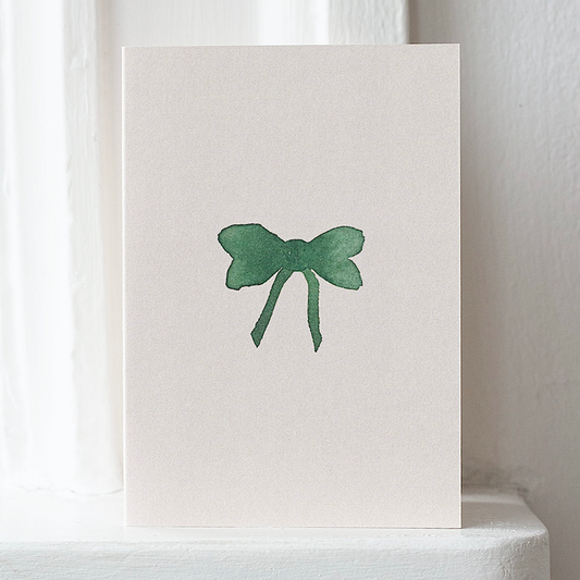 greeting card – bow – small
