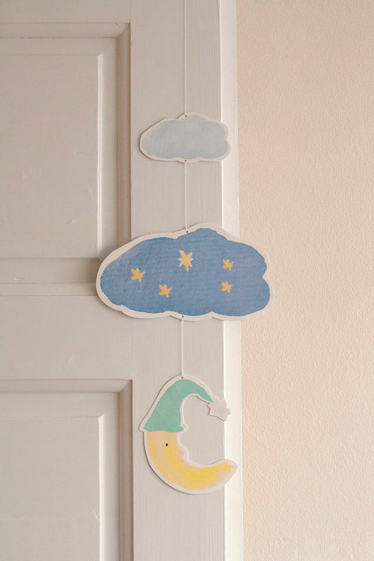 decorative mobile – moon