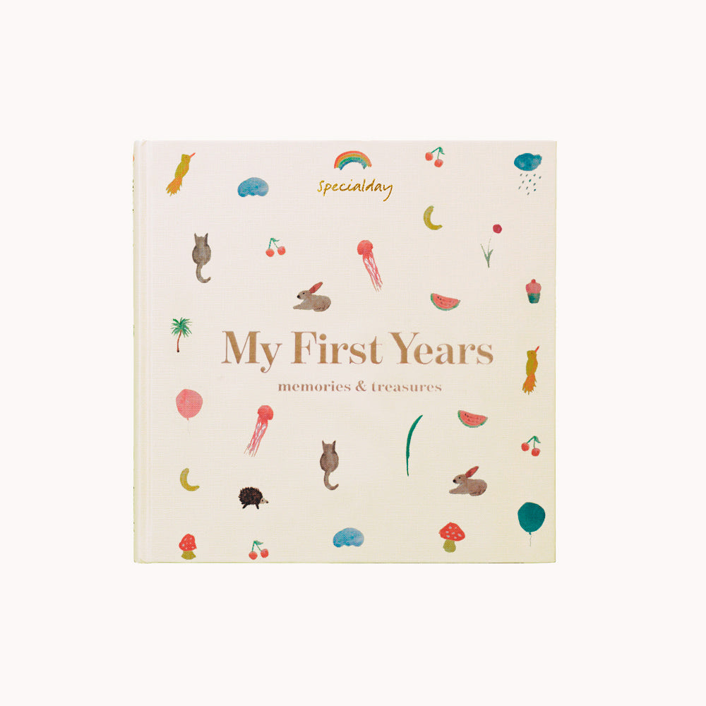 baby journal – my first years – cream book