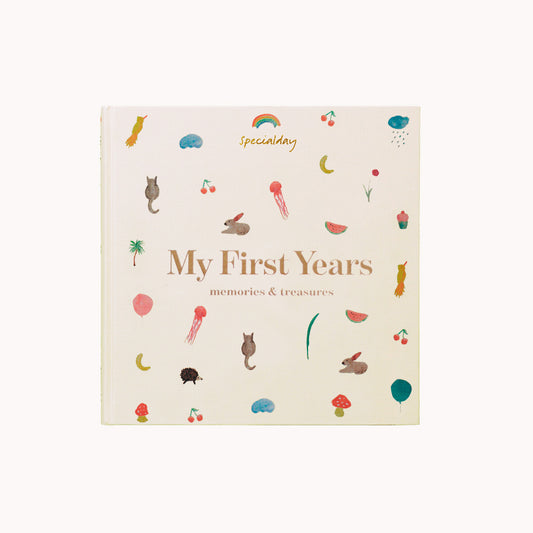baby journal – my first years – cream book