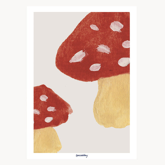 poster – mushroom
